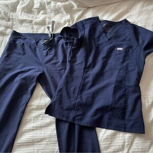 Lot Figs Navy Blue Scrubs